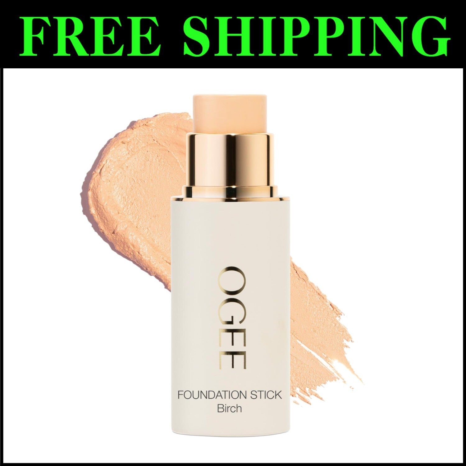 Buildable Full Coverage Foundation Stick in Birch 0.25N - Organically Radiant
