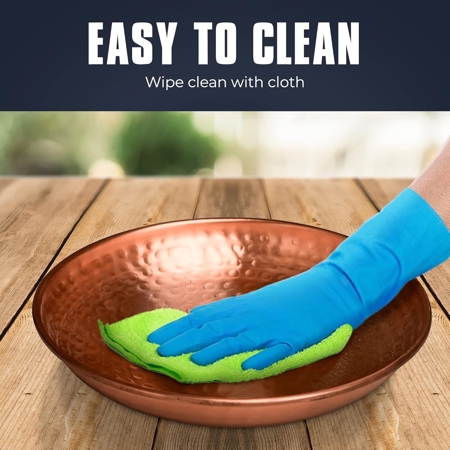 Outdoor Copper Bird Bath with Decorative Feeder - Easy Assembly, Perfect Gift