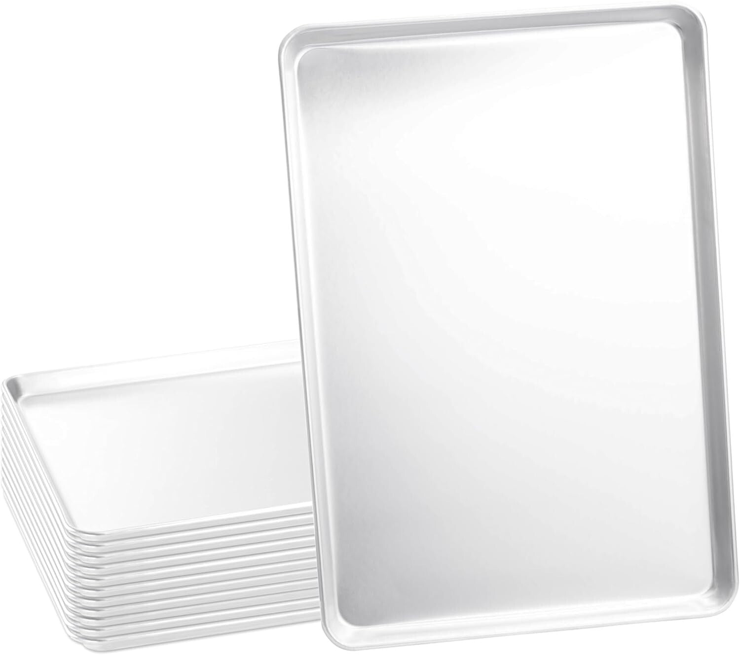 Professional-Grade 12 Pack Aluminum Sheet Pan 18 x 26 - Satisfaction Guaranteed