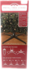 Load image into Gallery viewer, Versatile Indoor/Outdoor Christmas Tree Stand Holds Up to 7.5 ft - Green Metal