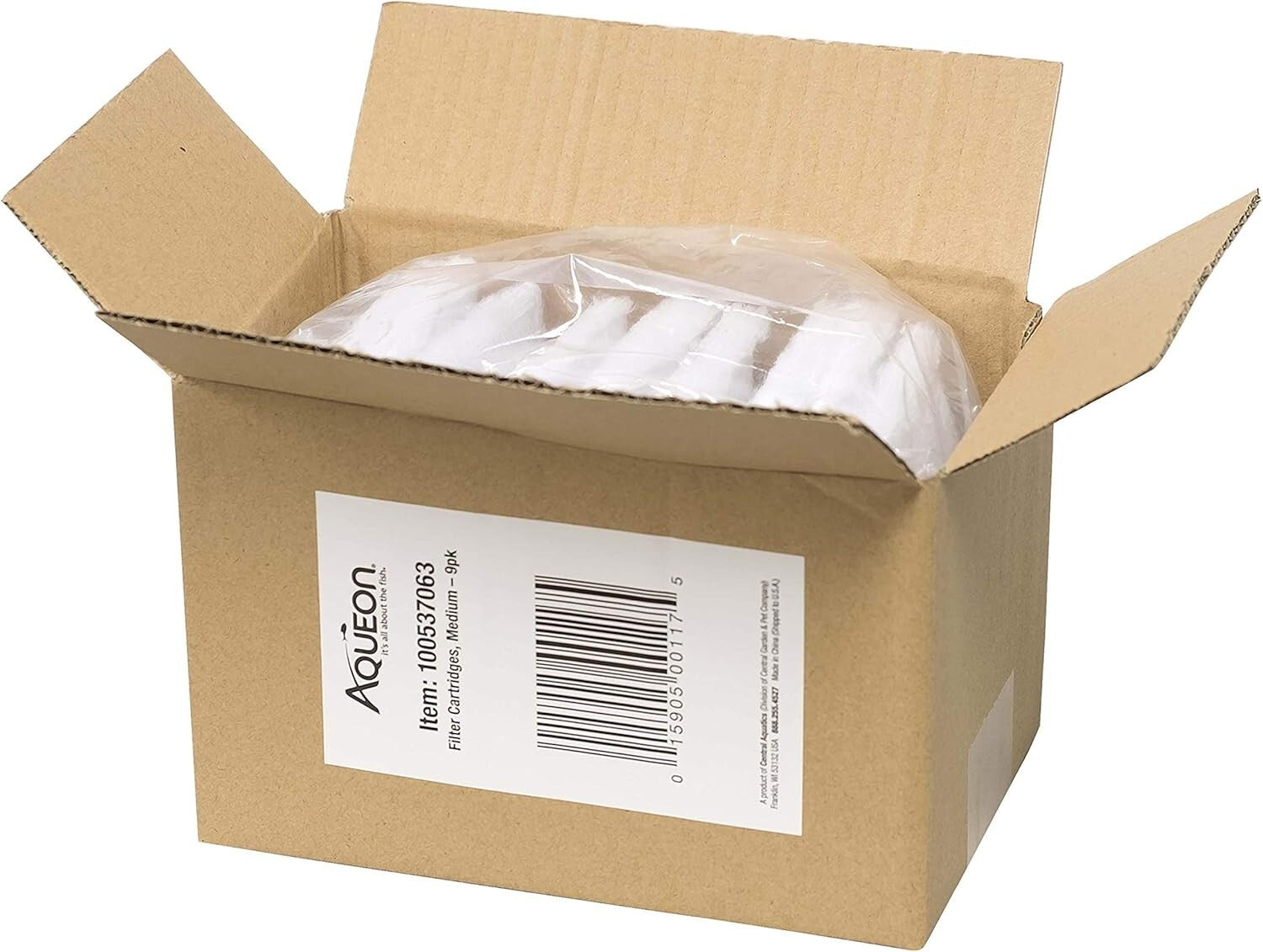 Dual-Sided Aquarium Filter Cartridges - 15 Pack with Even Carbon Distribution