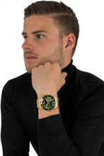 Load image into Gallery viewer, Luxury Gold Tone Diver Chronograph Watch - 200m Water Resistant &amp; Stylish