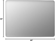 Load image into Gallery viewer, Modern 40"x30" Brushed Nickel Bathroom Mirror - Easy Install &amp; Secure Mounting