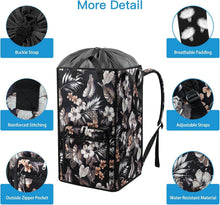 Load image into Gallery viewer, Spacious Foldable Laundry Backpack with Padded Straps for Comfort - Travel Ready