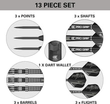 Load image into Gallery viewer, Advanced Black Steel Tip Darts - 21G, Fixed Points, and Signature Case Included