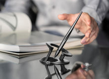 Load image into Gallery viewer, Precision Hoverpen 2.0 Space Black Edition - Magnetic, Unique Desk Accessory
