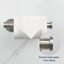 Load image into Gallery viewer, Stylish Self-Adhesive Toilet Roll Holder - Pack of 10 in Elegant Brushed Nickel