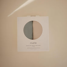 Load image into Gallery viewer, Cozy &amp; Soft Muslin Fitted Crib Sheets - Machine Washable 2-Pack in Chic Colors