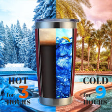 Load image into Gallery viewer, Durable Powder Coated Stainless Steel Tumblers - 20oz, Ideal for Travel