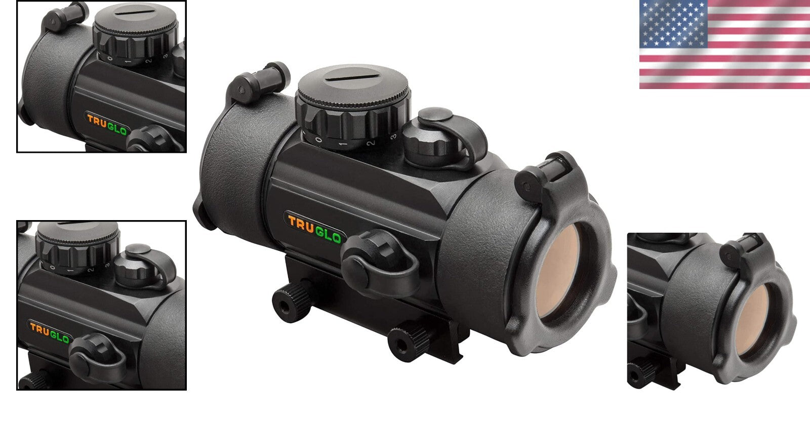 Durable Crossbow Red Dot Sight with Adjustable Brightness and Wide Field of View