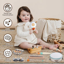Load image into Gallery viewer, 8-in-1 Montessori Musical Instruments Toy for Toddlers 1-3 - Safe &amp; Engaging