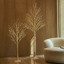 Load image into Gallery viewer, Stylish 6FT Birch Tree Featuring 330 Fairy Lights - Ideal for Indoor/Outdoor Use