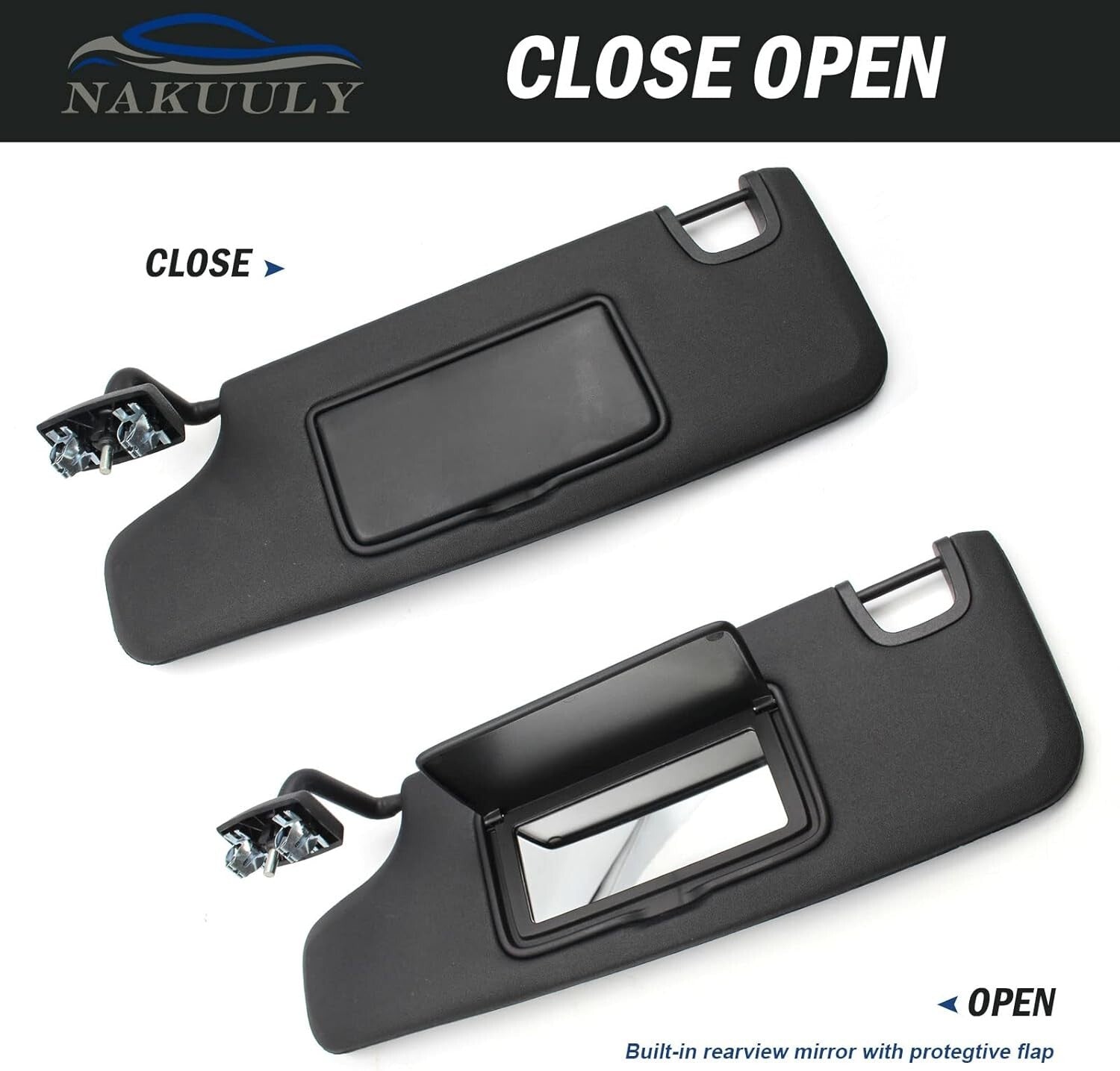 Durable Black Left Side Mirror - Compatible with Jeep Wrangler JK 2007-2018