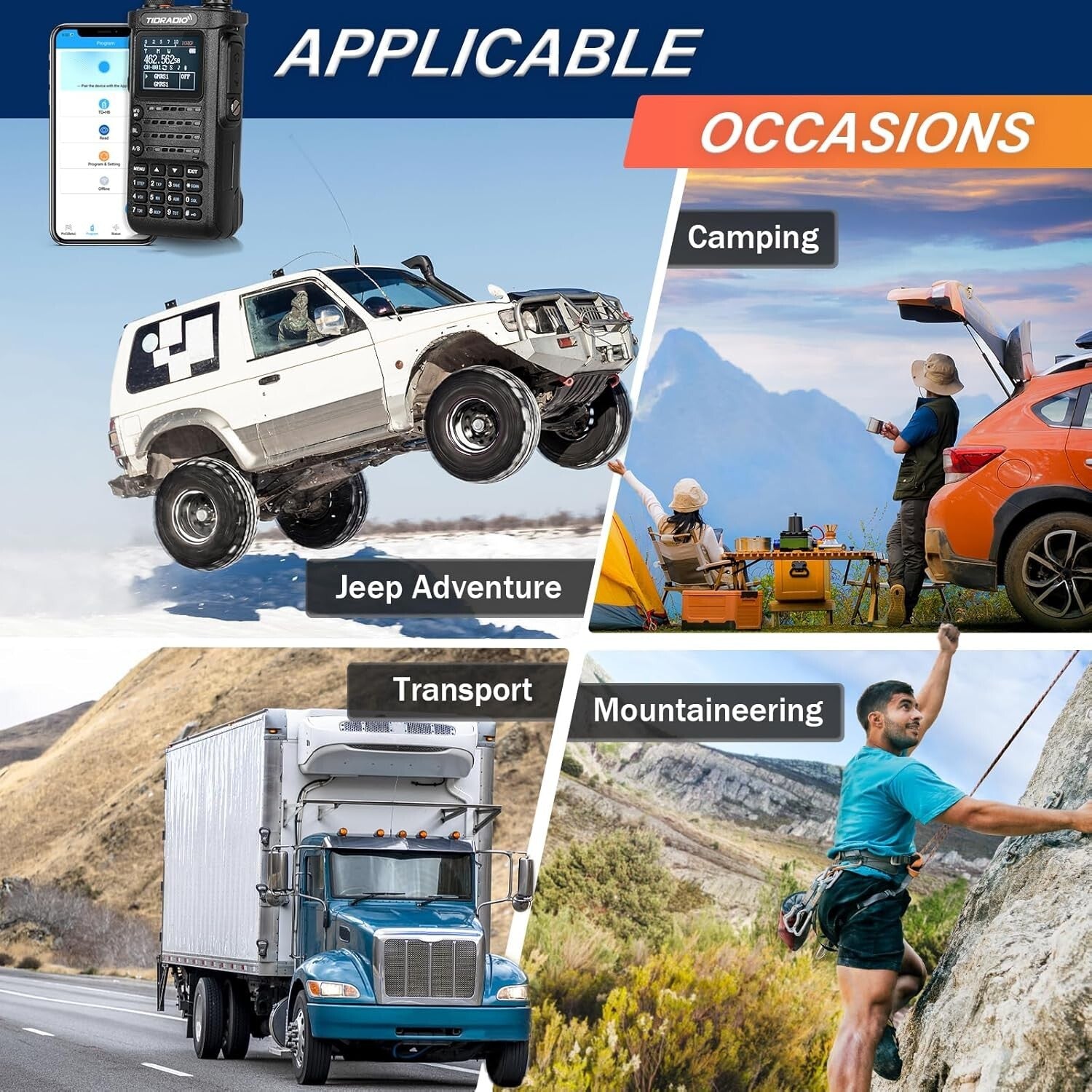 Advanced 2nd Gen Ham Radio with Wireless Programming, Dual Band & LCD Screen