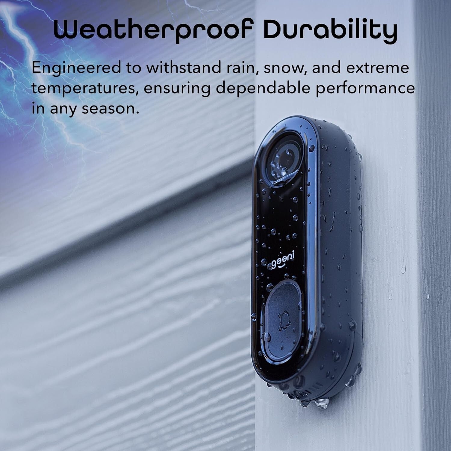 Advanced Motion Detection Video Doorbell with Night Vision & App Control