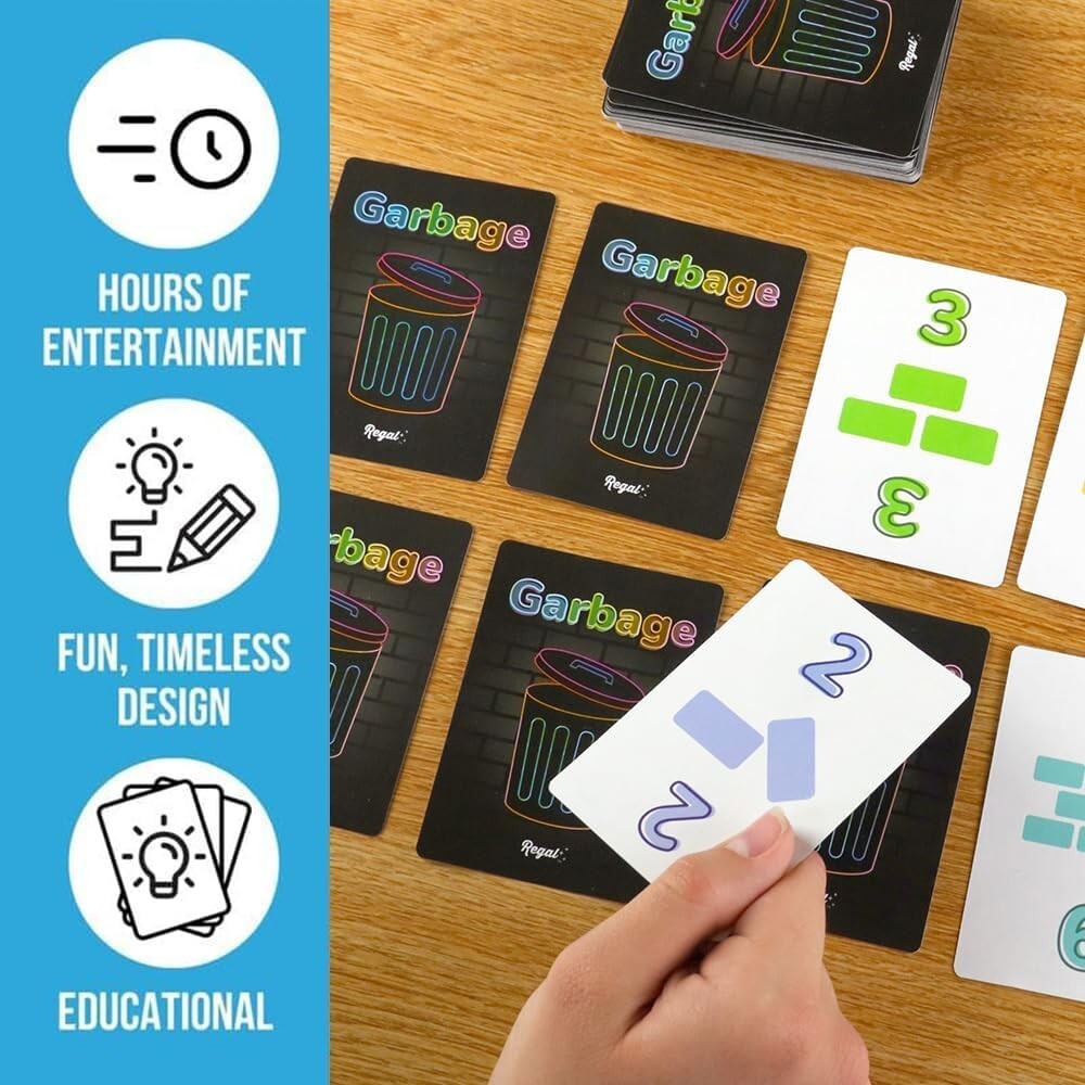 Engaging Card Games for Kids: Fun Family Set with Big Cards for Young Players