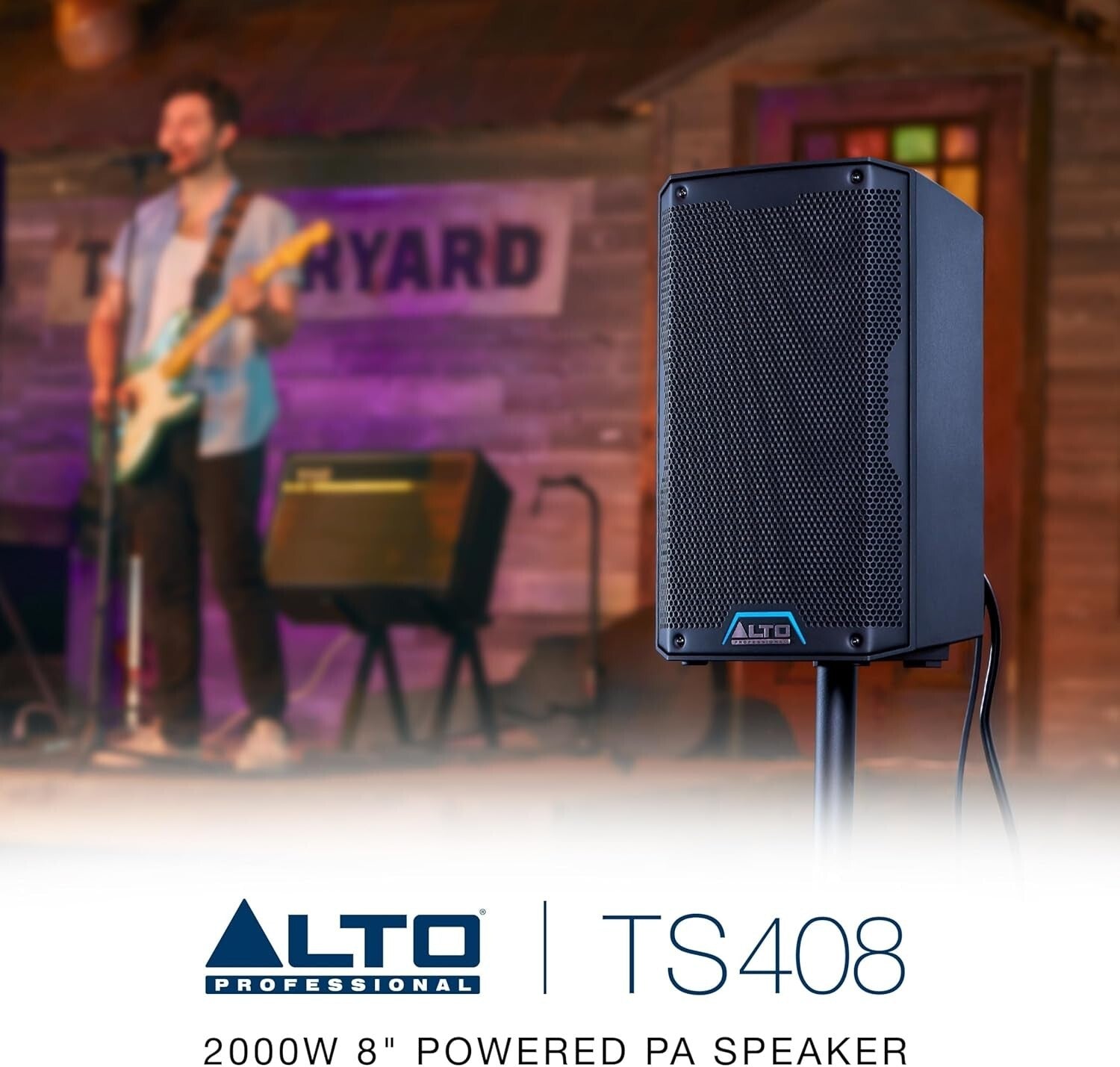 Versatile 2000W Bluetooth PA Speaker with Integrated Mixer - Ideal for Events