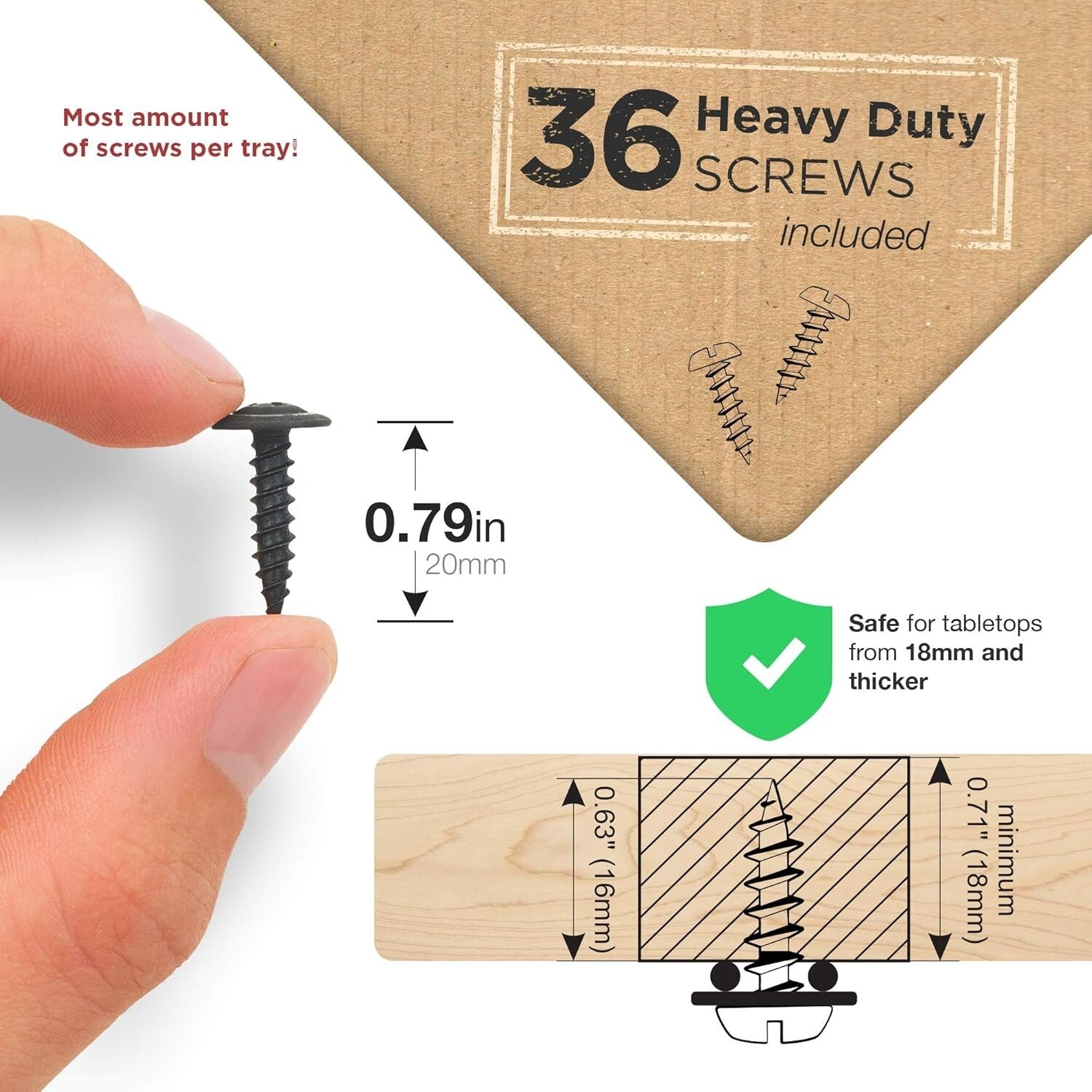 Modern Cable Organizer Tray for Desks - Install Under or On Wall for Elegance