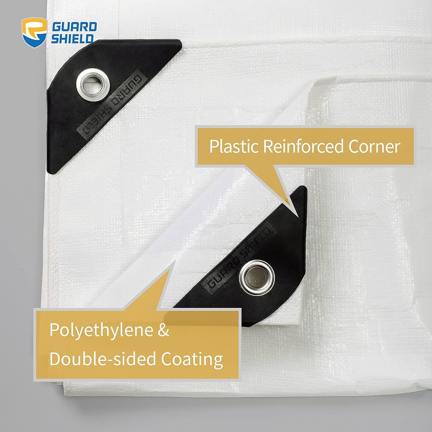 All-Purpose 16x20ft Waterproof Poly Tarp - Durable & UV Resistant 10mil Cover