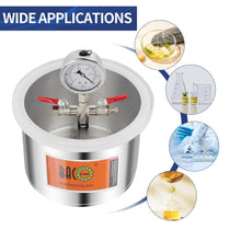 Load image into Gallery viewer, Professional 1.5 Gallon Vacuum Chamber with Transparent Lid for Quality Finish