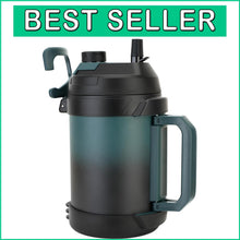 Load image into Gallery viewer, Large 128oz Insulated Gallon Water Bottle with Wide Mouth and Ergonomic Handle