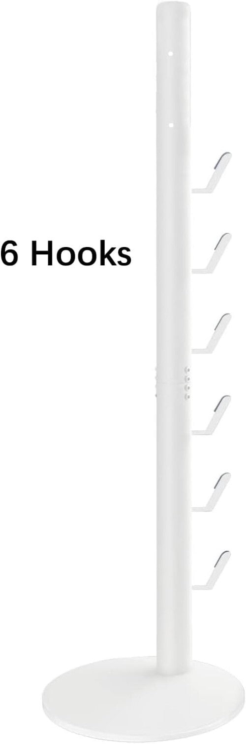 Stylish Cordless Vacuum Stand with Adjustable 6 Hooks - Fits V11, V10, V8 Models