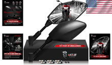 Load image into Gallery viewer, Universal 8MM/10MM Motorcycle Mirrors for Enhanced Visibility - Adjustable 360°