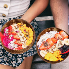 Load image into Gallery viewer, Large 24-Piece Set of Polished Coconut Bowls - Ideal for Salads and Smoothies