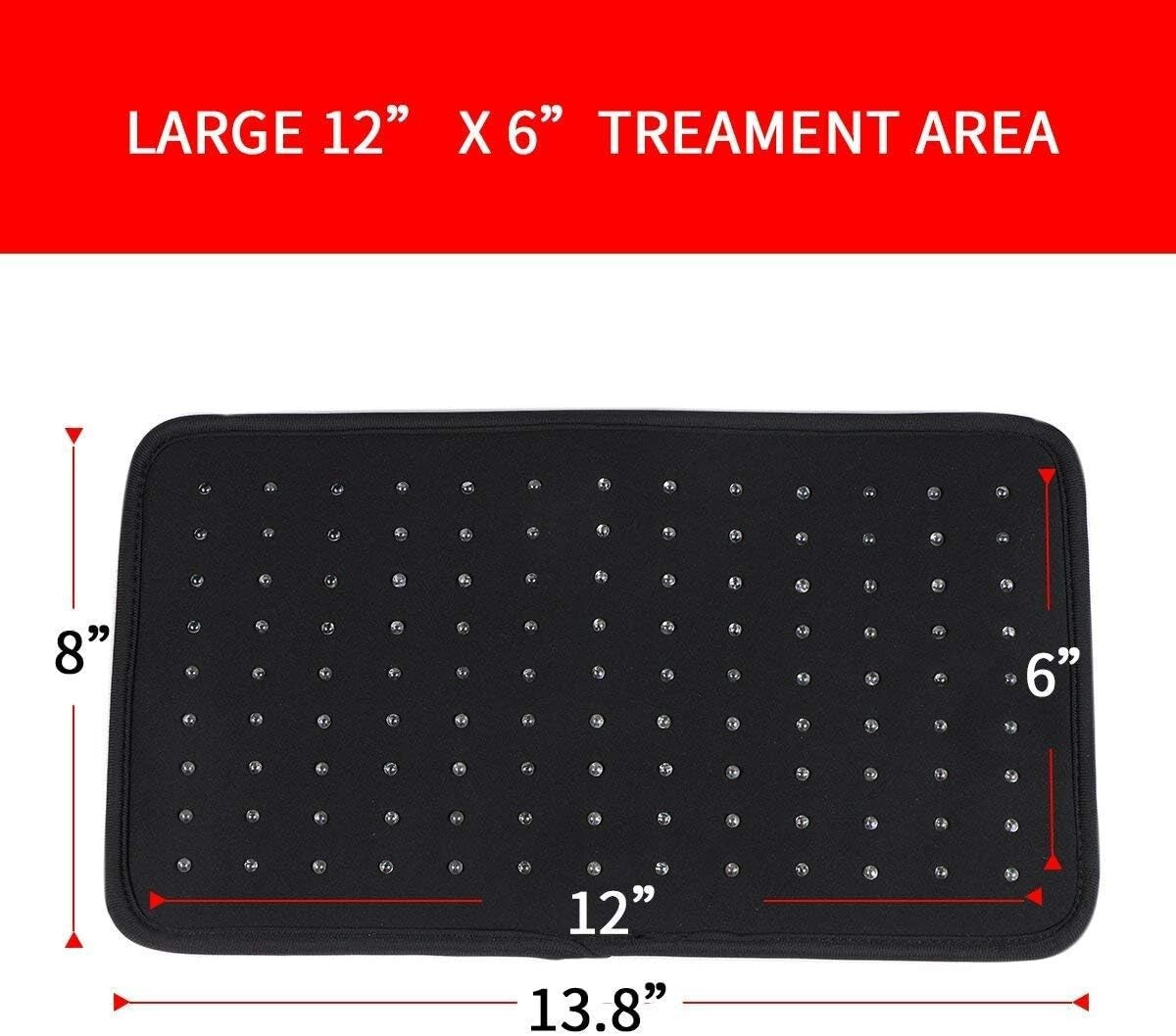 Comfortable Light Therapy Pad for Back and Joint Pain Relief – Portable Design