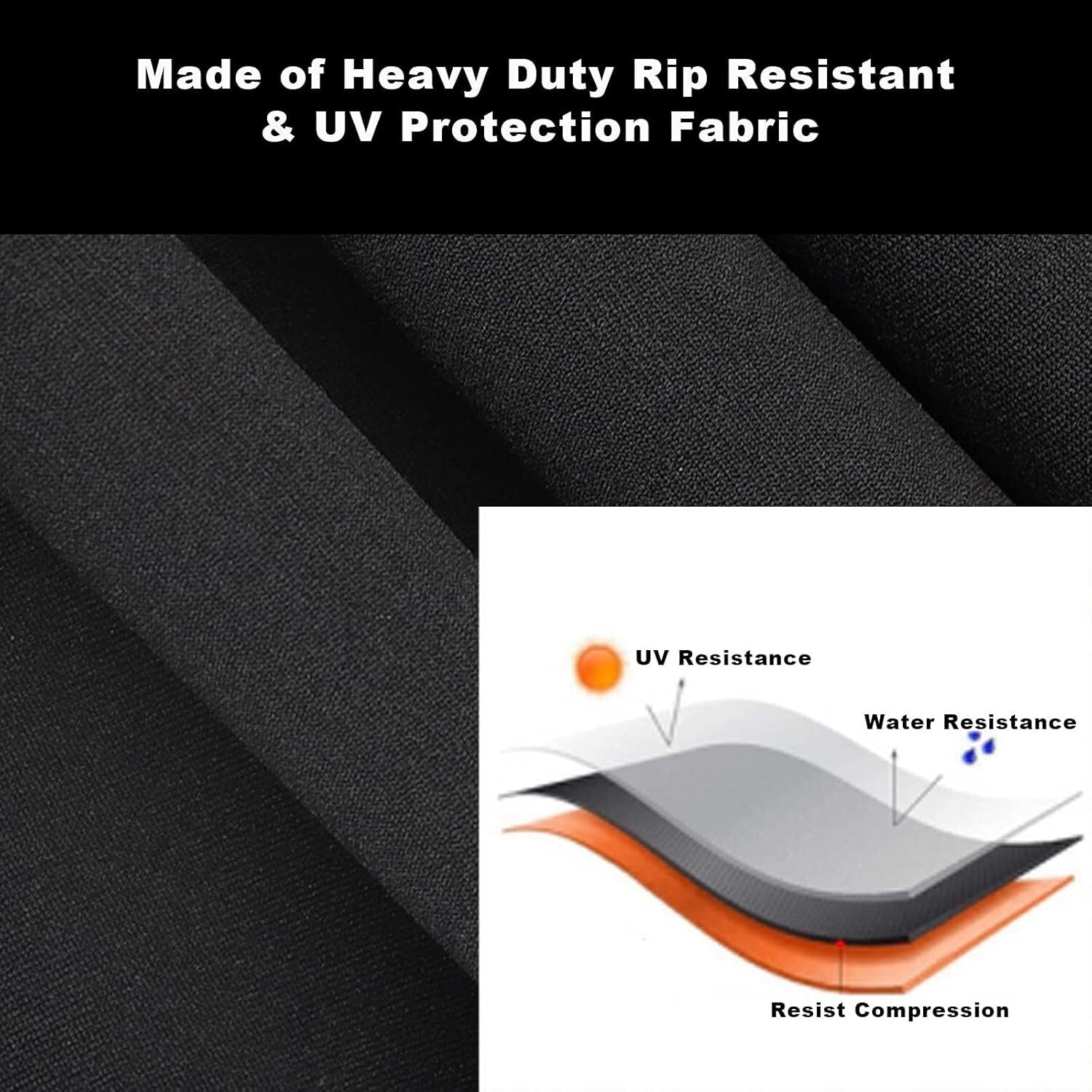 Weather-Resistant Winch Protective Cover - Dust-Proof & Waterproof - 2pcs Set