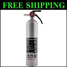 Load image into Gallery viewer, Modern Pewter Fire Extinguisher, UL Rated &amp; Rechargeable - Ultimate Home Defense