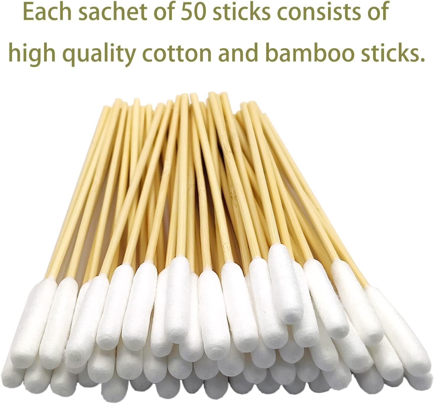 Eco-Friendly Dog Q Tips – 800 Bamboo Cotton Swabs for Safe Ear Cleaning