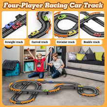 Load image into Gallery viewer, Dual Racing Slot Car Set with Remote Controls and Fast Cars – Fun for All Ages!