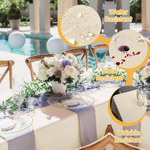 Load image into Gallery viewer, Seamless 4 Pk Beige Polyester Table Cloths - Perfect for Special Occasions