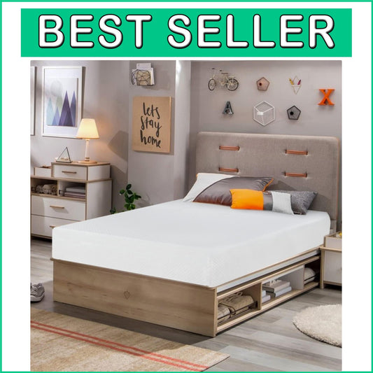 Breathable Twin Mattress: 8-Inch Gel Memory Foam for Supreme Pressure Relief