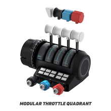 Load image into Gallery viewer, Universal Flight Control System - 180° Yoke with Throttle Quadrant &amp; Trim Wheel