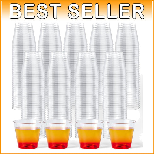 Clear Disposable 1 oz Shot Cups - Perfect for Tasting at Events, 2000 Pack