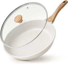 Load image into Gallery viewer, Healthy 12.5 Inch Nonstick Ceramic Frying Pan with Lid - Induction Compatible