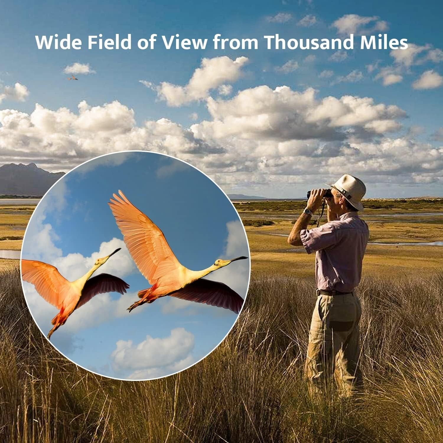 Advanced 12x42 Binoculars for Adults - Waterproof with High Clarity and Tripod