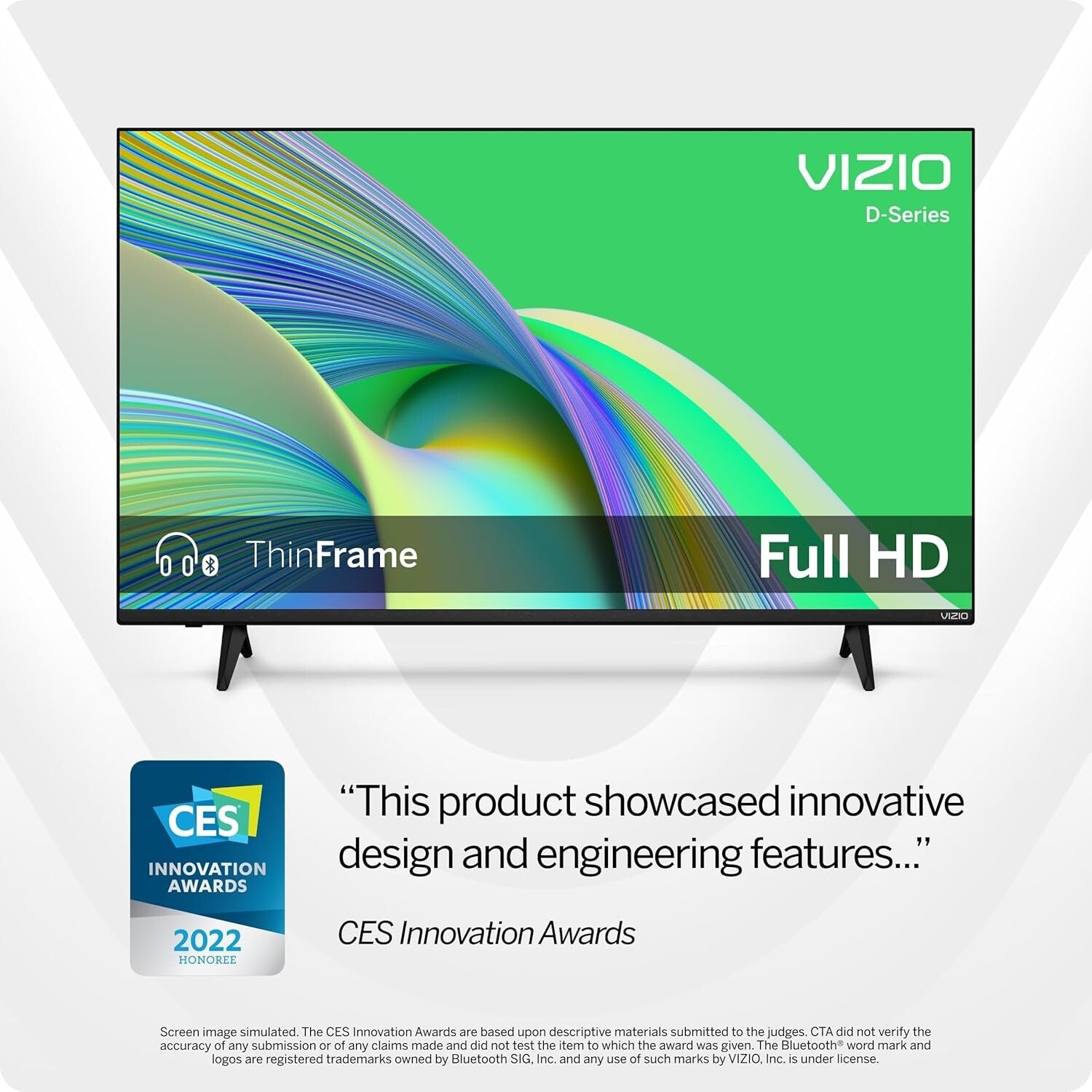 2023 24-Inch FHD Smart TV with Voice Remote & AMD FreeSync - Stream & Play