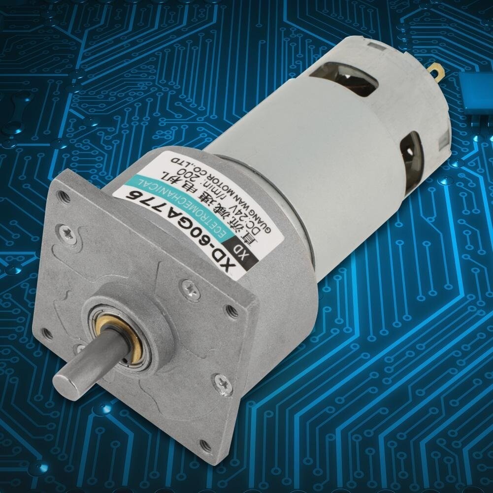 Versatile 24V 35W Mini DC Motor - Speed Adjustment and Wide Application Range