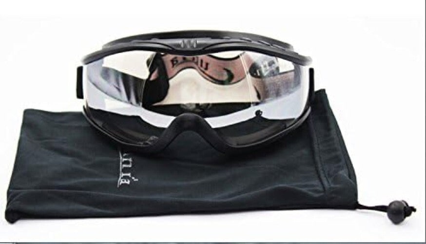 Durable Water-Resistant Anti-Fog Goggles: Fit Over Your Eyewear with Ease