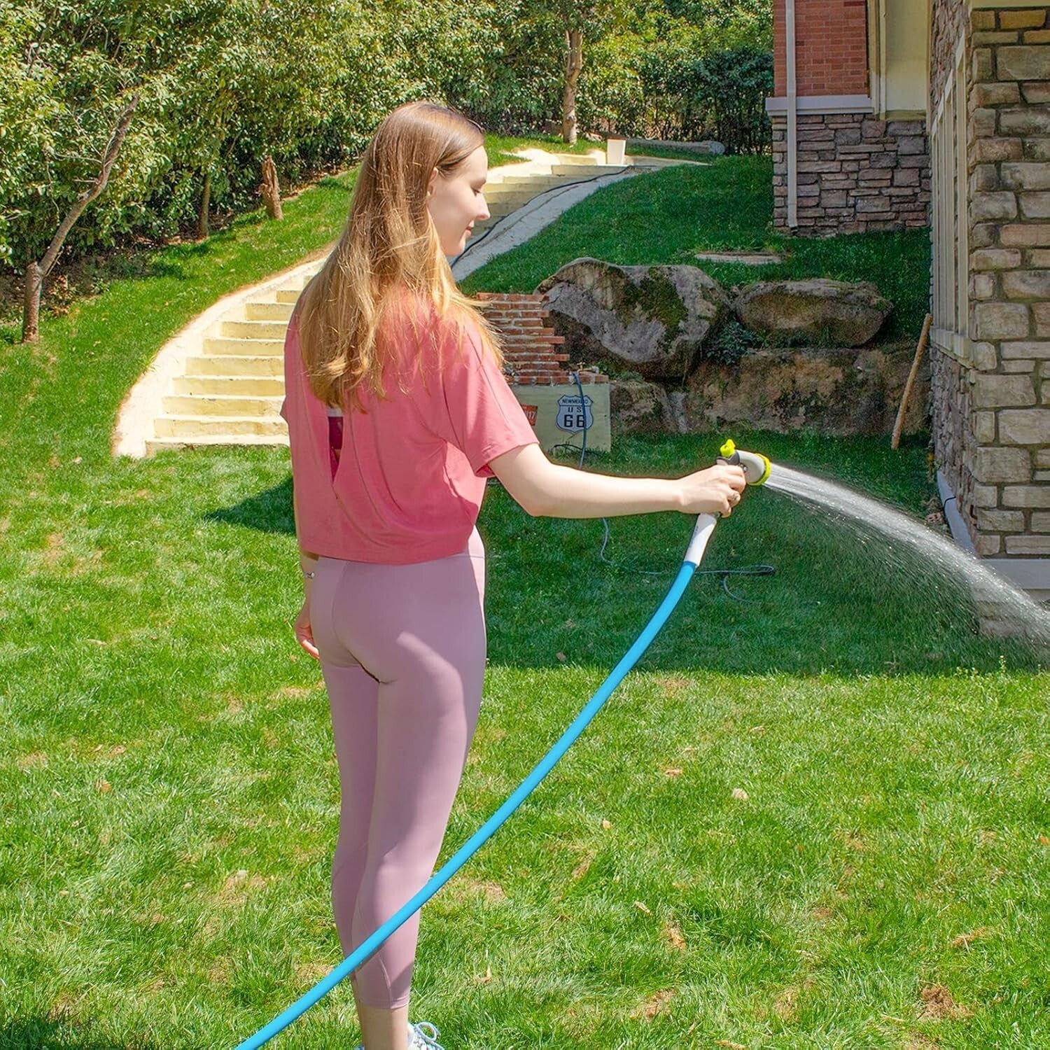 Durable 75ft Garden Hose - 600 PSI, Kink-Resistant & Safe for Drinking Water