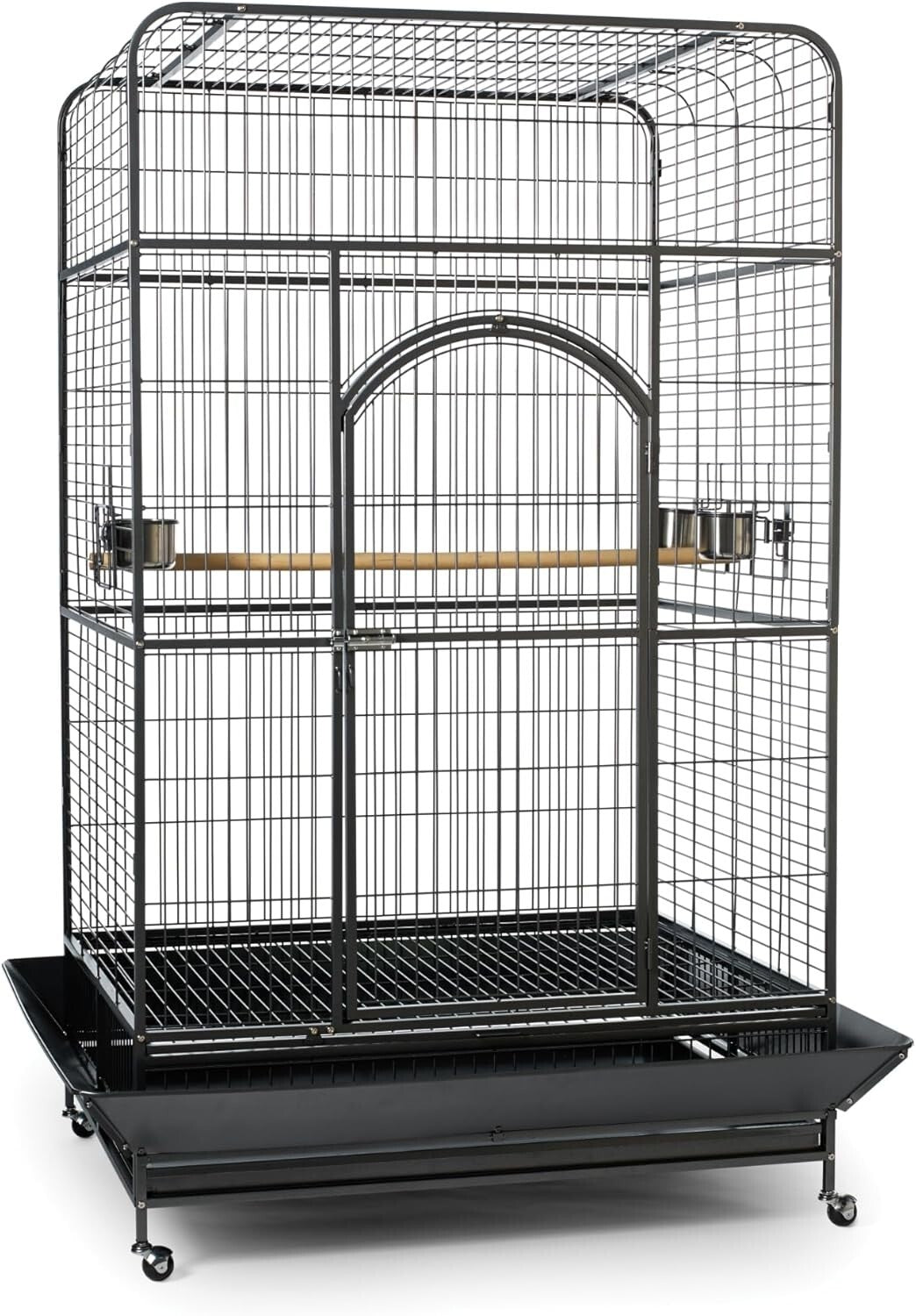 Luxurious 46" X 36" Empire Macaw Cage: Stainless Steel Design for Active Birds