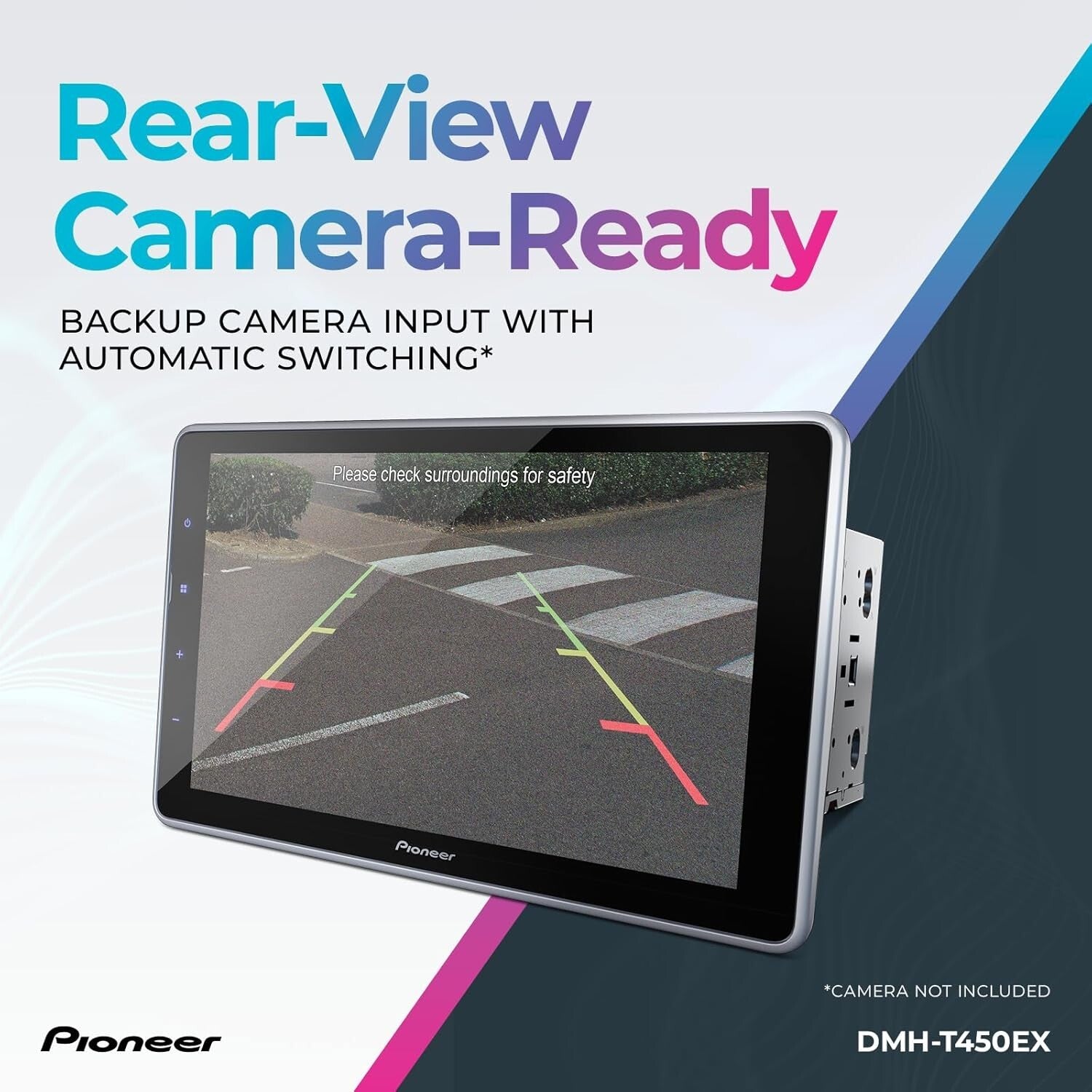 Sleek Multimedia Receiver with 9" Touchscreen, Bluetooth & Alexa Integration