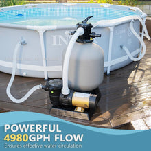 Load image into Gallery viewer, Heavy-Duty 2-Speed Pool Pump - 83 GPM Flow Rate with Oversized Strainer Basket