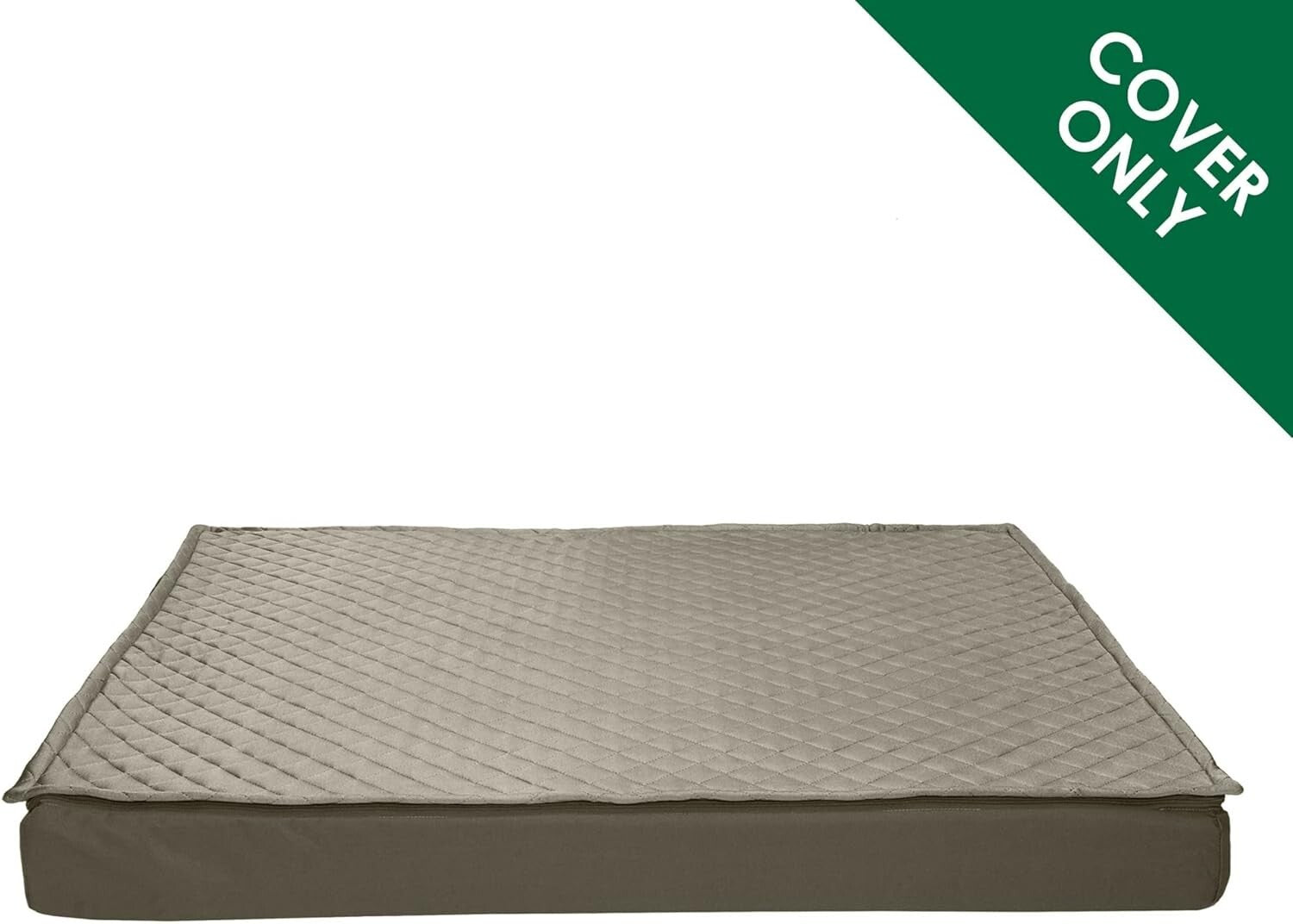 Dark Sage Water-Resistant Pet Bed Cover for Jumbo Dogs and Cats - Washable