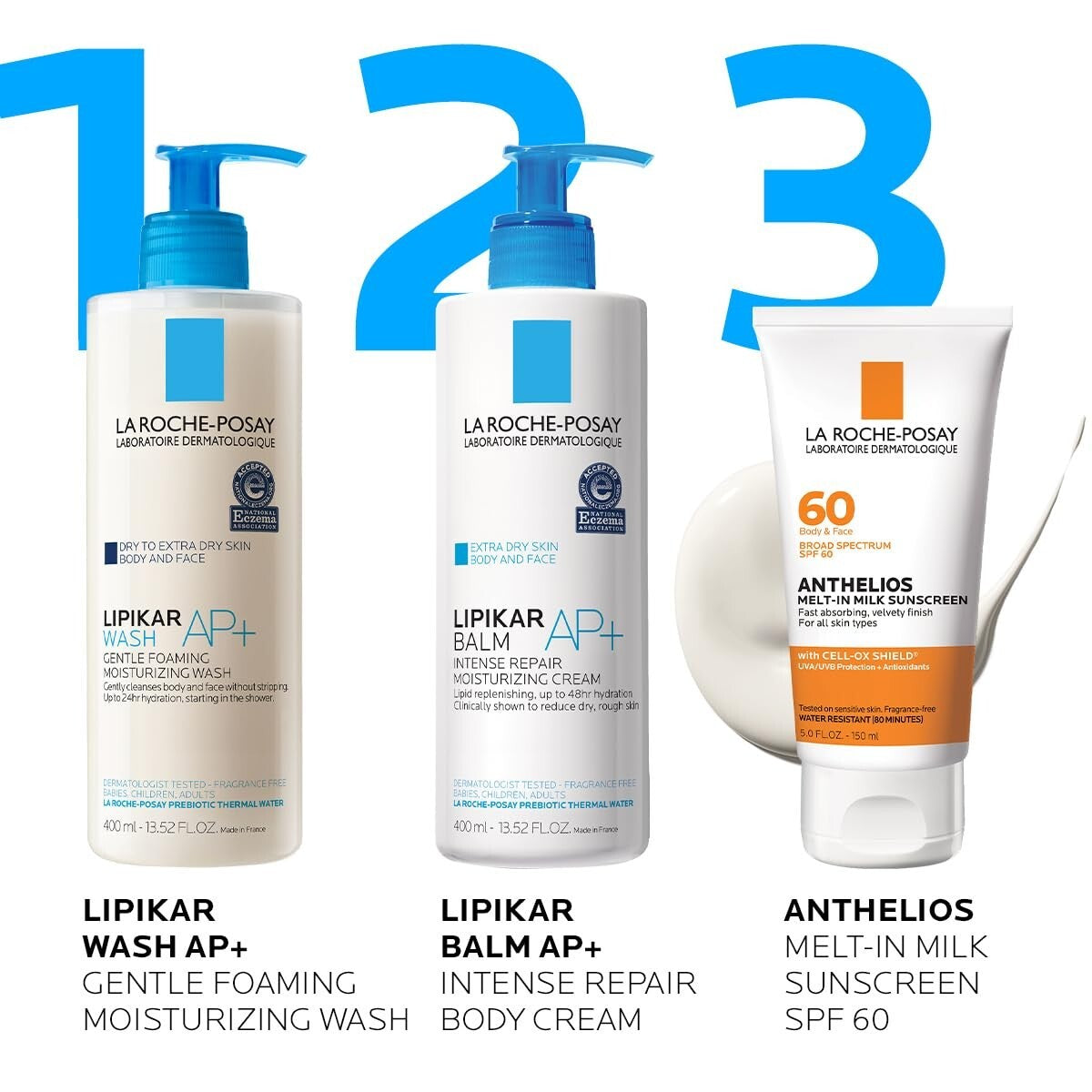 Allergy Tested Anthelios Milk Sunscreen SPF 60: Oil-Free & Paraben-Free Formula