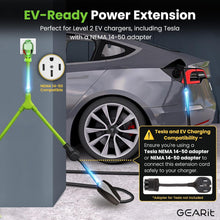 Load image into Gallery viewer, Bright Green 50A Y Splitter Adapter for RV &amp; EV - NEMA 14-50P to 2 NEMA 14-50R