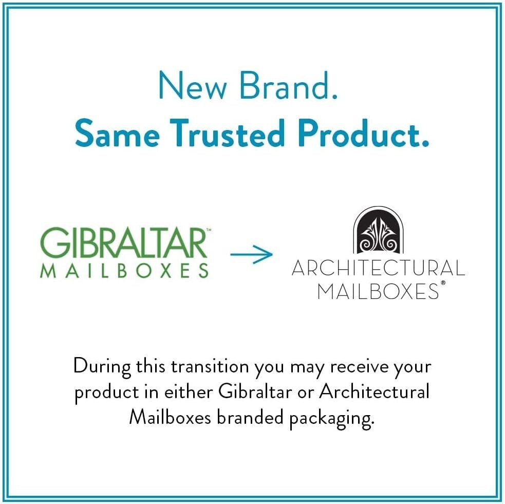 Gibraltar Outback Large Steel Mailbox with Double Rear Access for Easy Retrieval